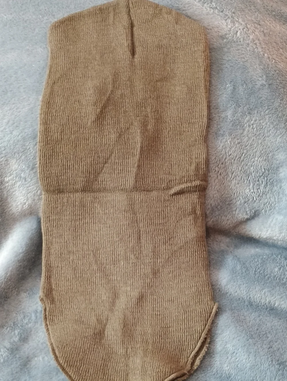 Men's Balaclava Face Mask - Brown Small Hole On Front See Photo